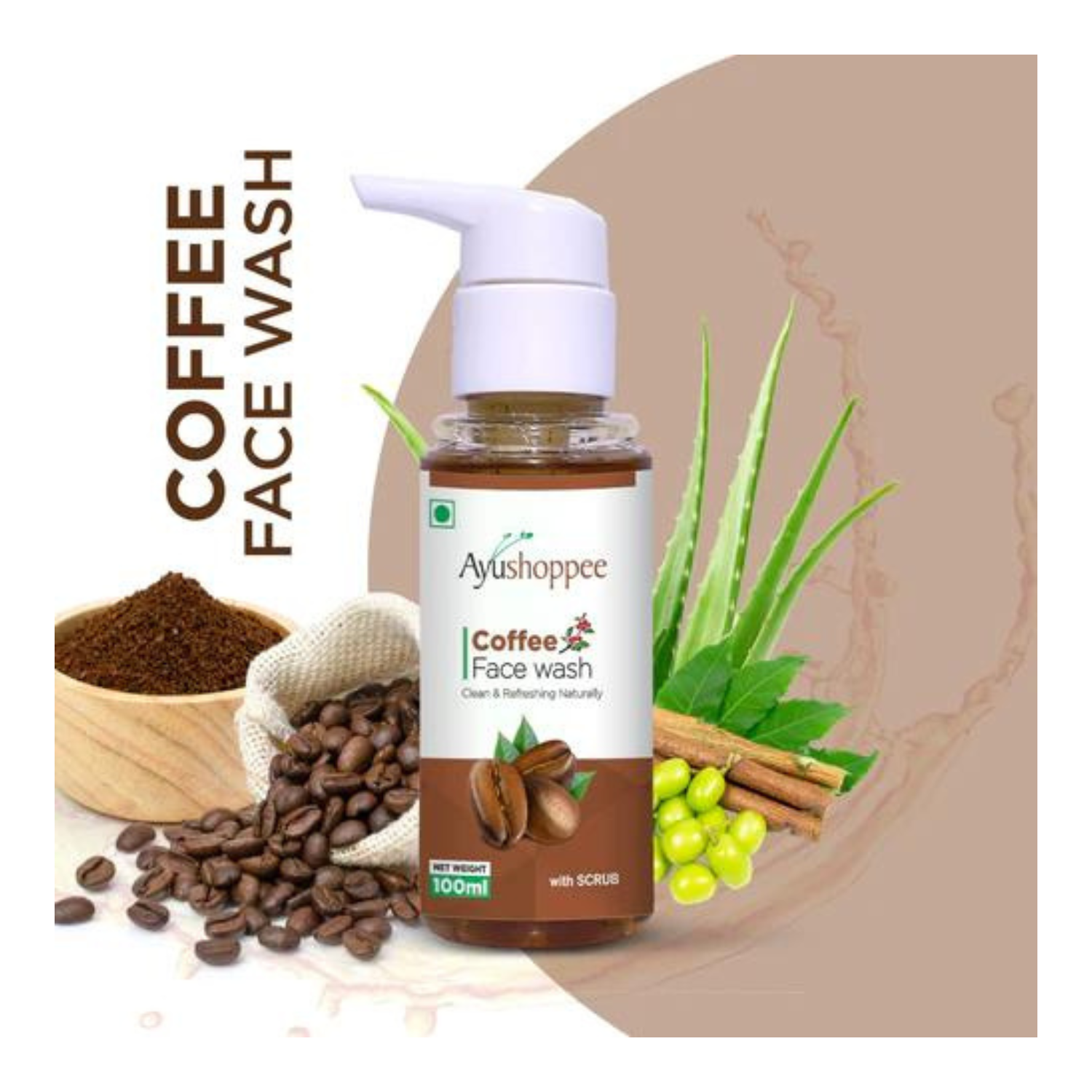Coffee Face Wash With Scurb